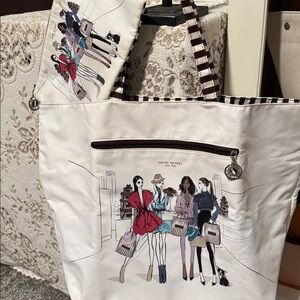 Henri Bendel Iconic Girls Reversible Tote & Pouch